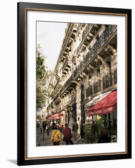 Boulevard St. Michel, Paris, France-Charles Bowman-Framed Photographic Print