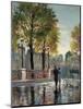 Boulevard Walk-Brent Heighton-Mounted Art Print