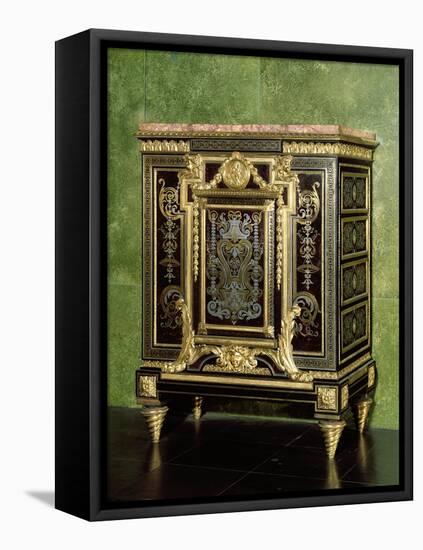 Boulle Cabinet, Gilt-Bronze Mounts, Late 17th Century with Later Alterations-French-Framed Premier Image Canvas