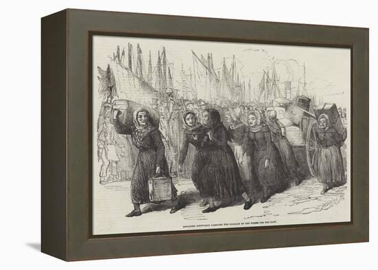 Boulogne Fishwomen Carrying the Luggage of the Nurses for the East-null-Framed Premier Image Canvas