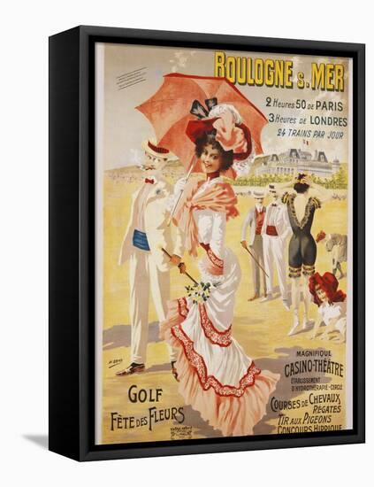 Boulogne S. Mer Poster-Henri Gray-Framed Premier Image Canvas