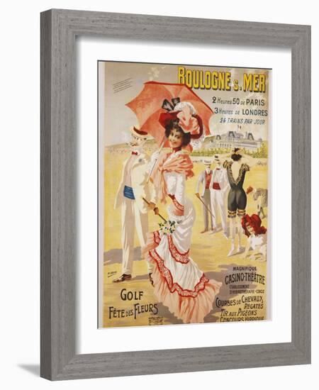 Boulogne S. Mer Poster-Henri Gray-Framed Giclee Print