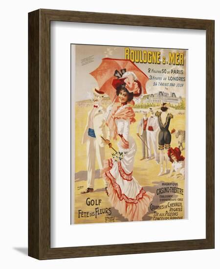 Boulogne S. Mer Poster-Henri Gray-Framed Giclee Print