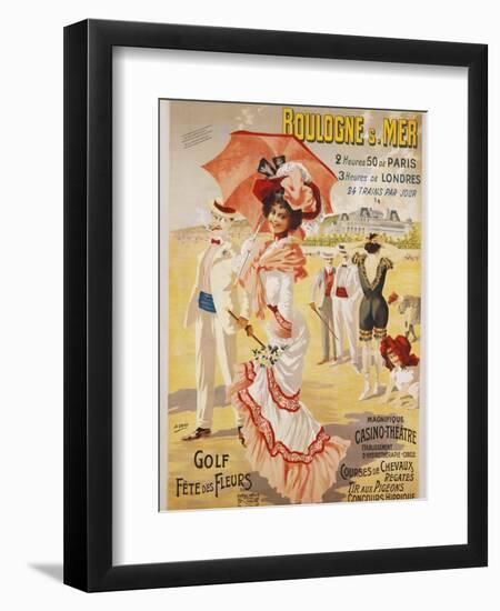 Boulogne S. Mer Poster-Henri Gray-Framed Giclee Print