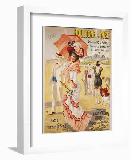 Boulogne S. Mer Poster-Henri Gray-Framed Giclee Print