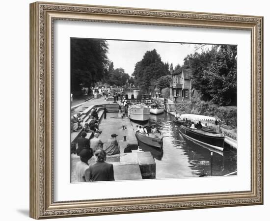 Boulters Lock-Fred Musto-Framed Photographic Print