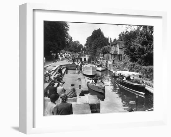 Boulters Lock-Fred Musto-Framed Photographic Print