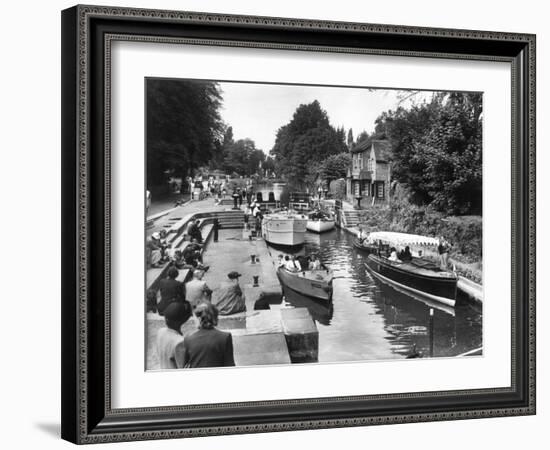 Boulters Lock-Fred Musto-Framed Photographic Print