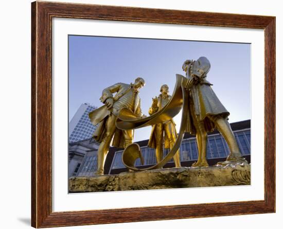 Boulton Statue, Birmingham, Midlands, England, United Kingdom, Europe-Charles Bowman-Framed Photographic Print