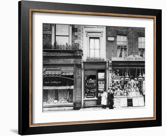 Boundary House, Notting Hill Gate, London, 1926-1927-null-Framed Giclee Print