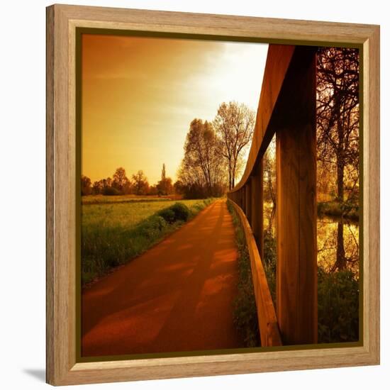 Boundary Line-Philippe Sainte-Laudy-Framed Premier Image Canvas