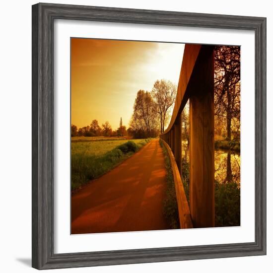 Boundary Line-Philippe Sainte-Laudy-Framed Photographic Print