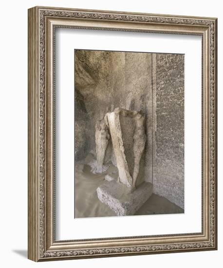 Boundary stele of Akhenaten's city of Amarna, Tuna el-Gebel, Egypt, c1350-1334 BC-Werner Forman-Framed Photographic Print