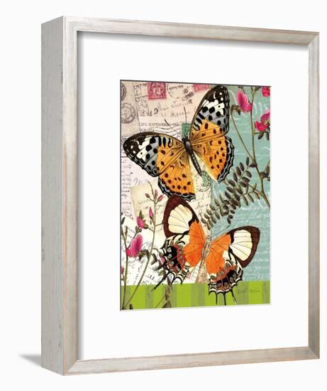 Bountiful Butterfly 1-Walter Robertson-Framed Premium Giclee Print