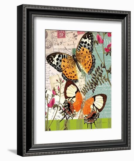 Bountiful Butterfly 1-Walter Robertson-Framed Premium Giclee Print