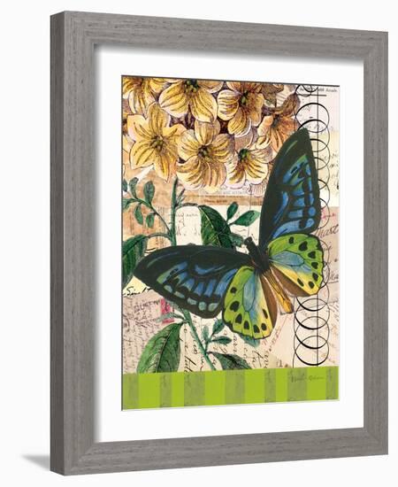 Bountiful Butterfly 2-Walter Robertson-Framed Art Print