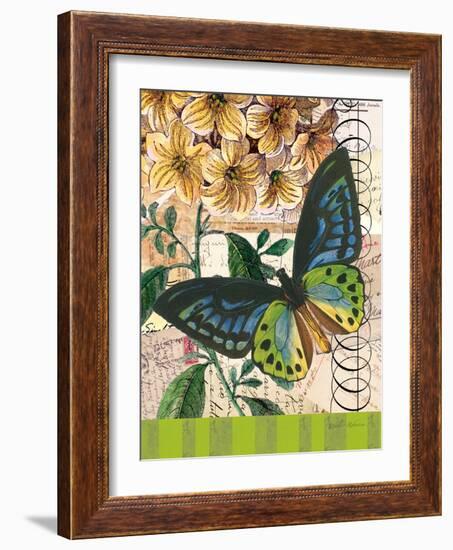 Bountiful Butterfly 2-Walter Robertson-Framed Art Print