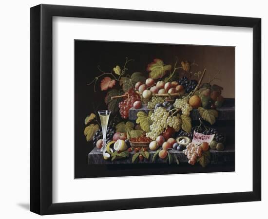 Bountiful Harvest-Severin Roesen-Framed Premium Giclee Print