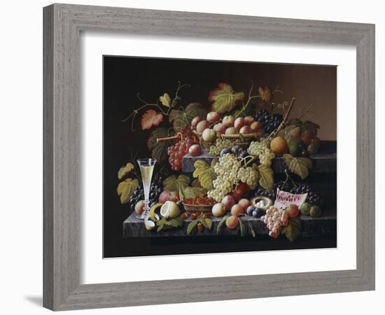 Bountiful Harvest-Severin Roesen-Framed Giclee Print