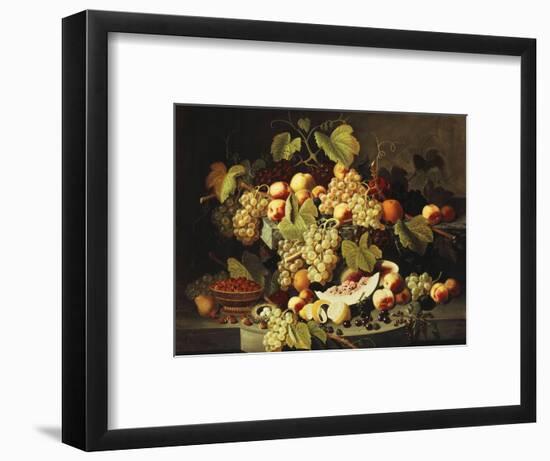 Bountiful Harvest-Severin Roesen-Framed Premium Giclee Print