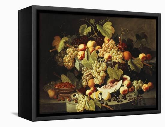 Bountiful Harvest-Severin Roesen-Framed Premier Image Canvas