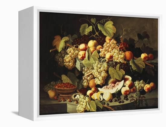 Bountiful Harvest-Severin Roesen-Framed Premier Image Canvas