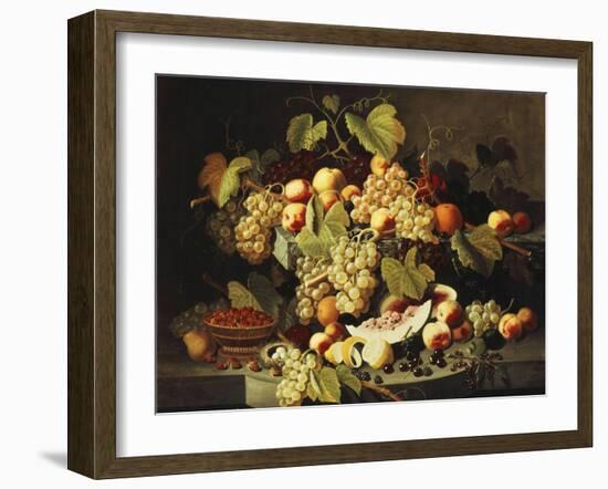 Bountiful Harvest-Severin Roesen-Framed Giclee Print