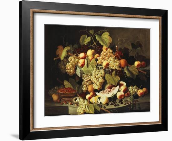 Bountiful Harvest-Severin Roesen-Framed Giclee Print