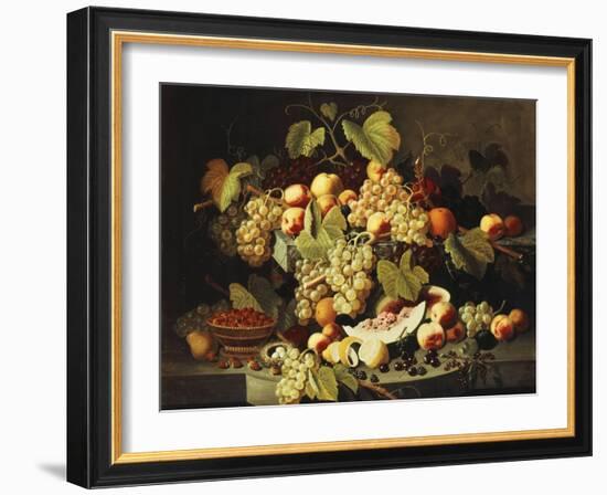 Bountiful Harvest-Severin Roesen-Framed Giclee Print