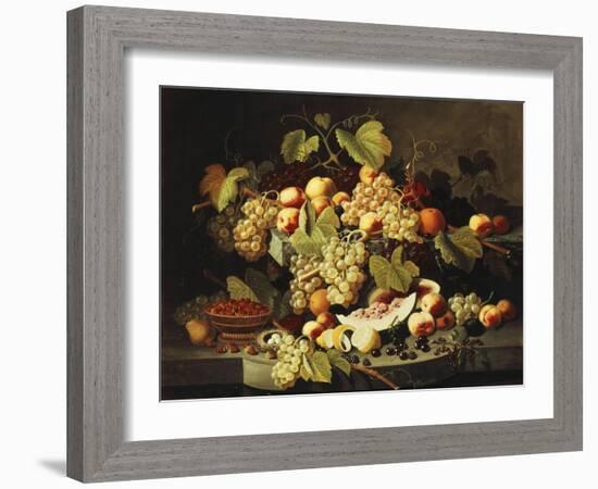 Bountiful Harvest-Severin Roesen-Framed Giclee Print