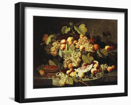 Bountiful Harvest-Severin Roesen-Framed Giclee Print