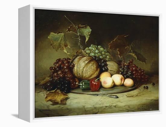 Bountiful Still Life-Hugh Newell-Framed Premier Image Canvas