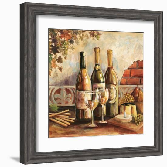 Bountiful Wine Sq I-Gregory Gorham-Framed Art Print