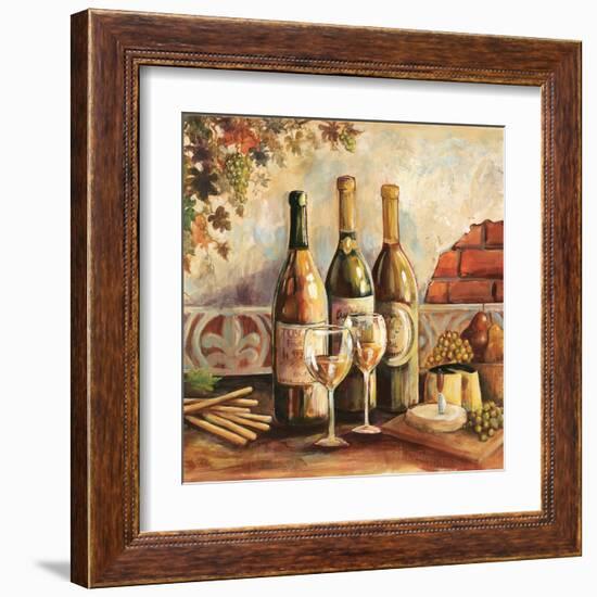 Bountiful Wine Sq I-Gregory Gorham-Framed Art Print