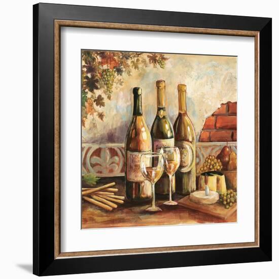 Bountiful Wine Sq I-Gregory Gorham-Framed Art Print