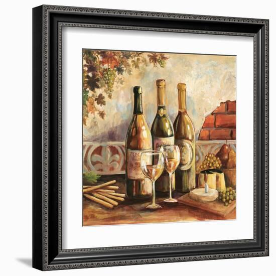 Bountiful Wine Sq I-Gregory Gorham-Framed Art Print