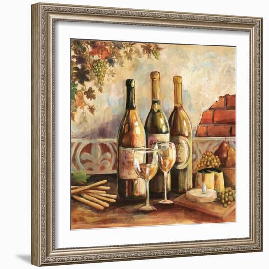 Bountiful Wine Sq I-Gregory Gorham-Framed Art Print