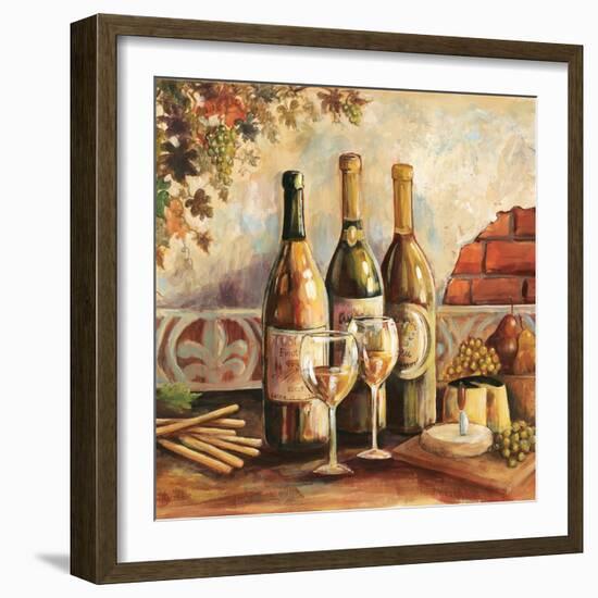 Bountiful Wine Sq I-Gregory Gorham-Framed Art Print