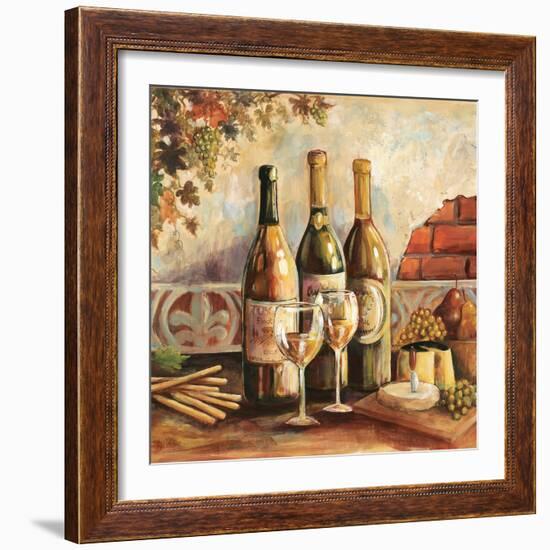 Bountiful Wine Sq I-Gregory Gorham-Framed Art Print