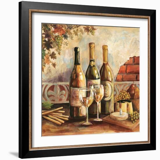 Bountiful Wine Sq I-Gregory Gorham-Framed Art Print