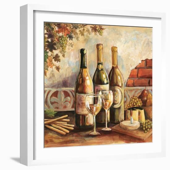 Bountiful Wine Sq I-Gregory Gorham-Framed Art Print