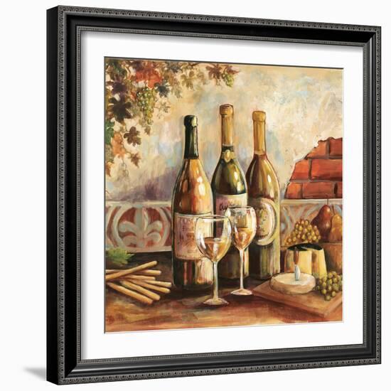 Bountiful Wine Sq I-Gregory Gorham-Framed Art Print