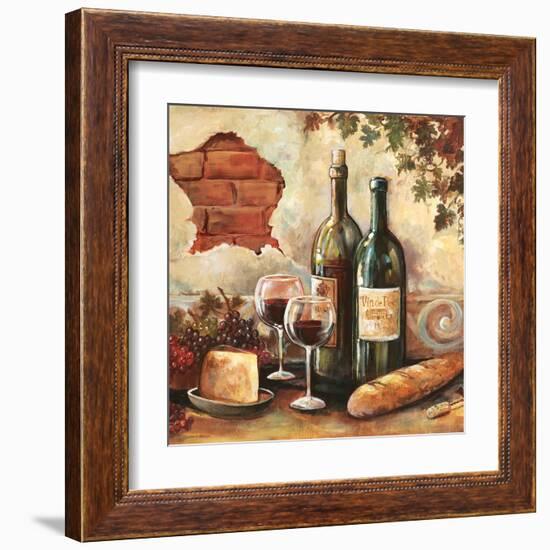 Bountiful Wine Sq II-Gregory Gorham-Framed Art Print