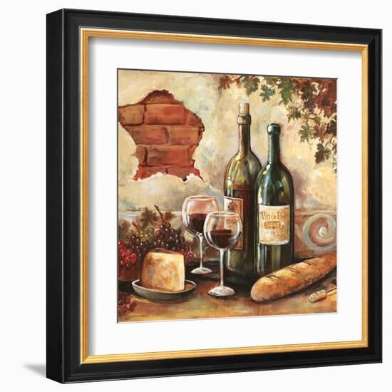 Bountiful Wine Sq II-Gregory Gorham-Framed Art Print