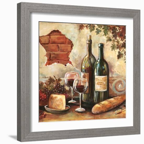 Bountiful Wine Sq II-Gregory Gorham-Framed Art Print