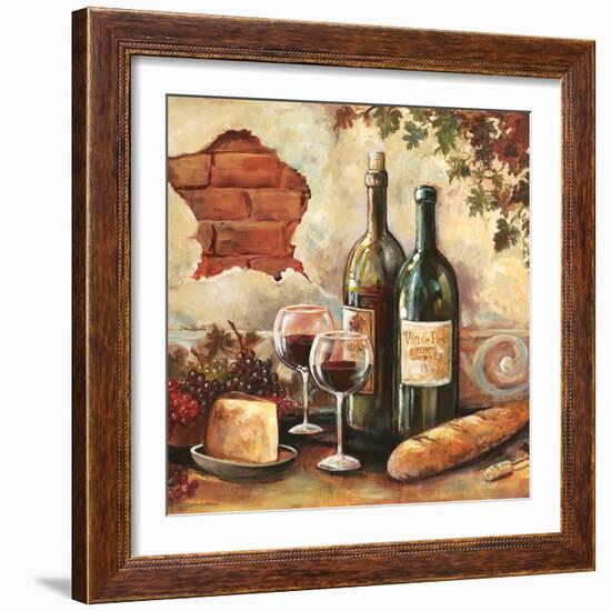 Bountiful Wine Sq II-Gregory Gorham-Framed Art Print