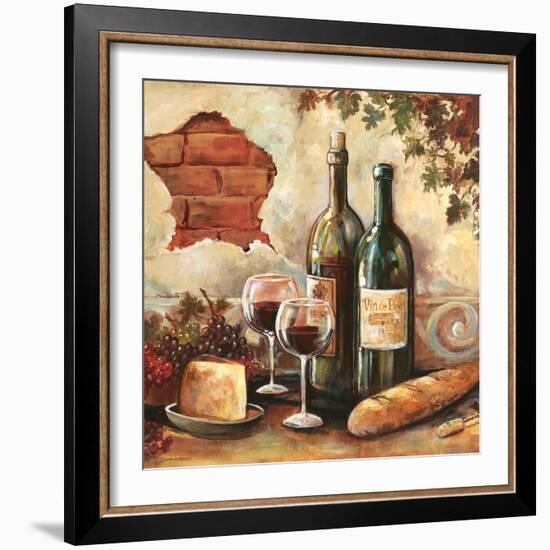 Bountiful Wine Sq II-Gregory Gorham-Framed Art Print