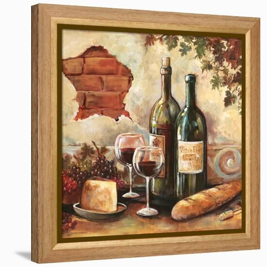 Bountiful Wine Sq II-Gregory Gorham-Framed Stretched Canvas