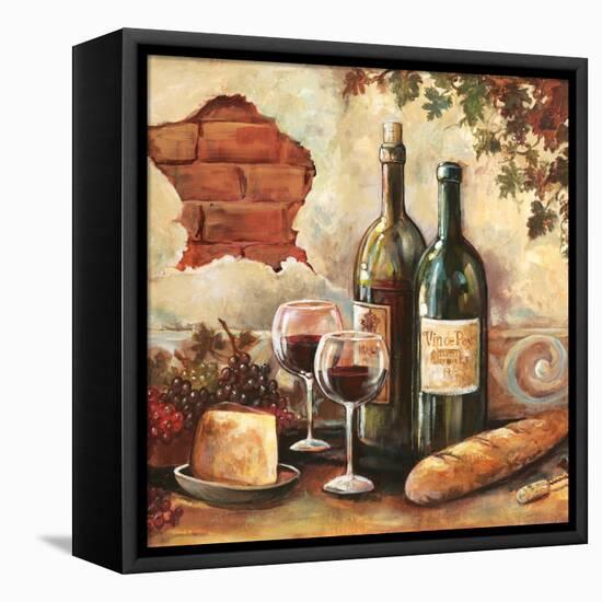 Bountiful Wine Sq II-Gregory Gorham-Framed Stretched Canvas