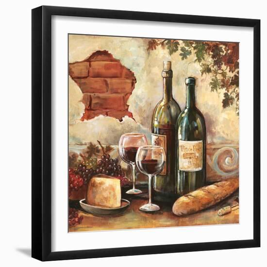 Bountiful Wine Sq II-Gregory Gorham-Framed Premium Giclee Print